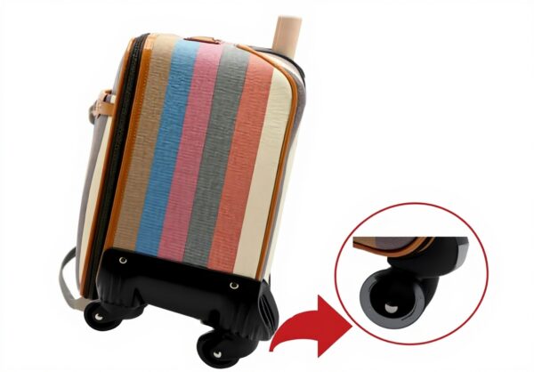 Roues valise SUPECHUNYI caoutchouc silencieux rechange
