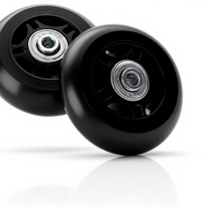 Roues valise SUPECHUNYI caoutchouc silencieux rechange