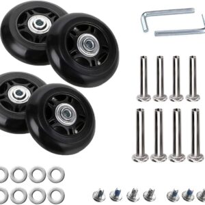 Roulette valise remplacement SUPECHUNYI caoutchouc-0