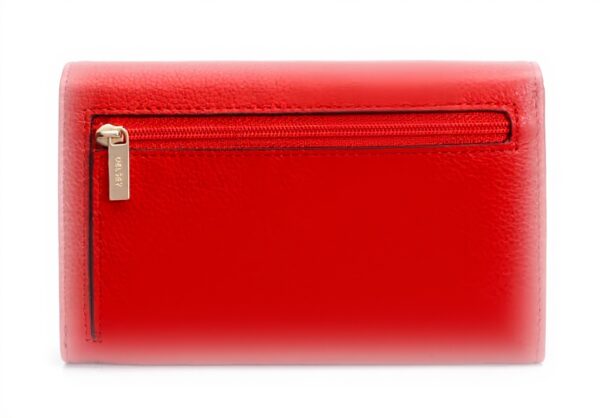 Portefeuille DELSEY PARIS Francoeur Cuir Rouge Femme