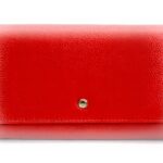 Portefeuille DELSEY PARIS Francoeur Cuir Rouge Femme