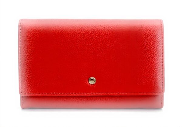 Portefeuille DELSEY PARIS Francoeur Cuir Rouge Femme