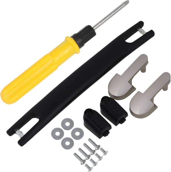 Poignée valise Doublelife rechange flexible 20cm noir-0