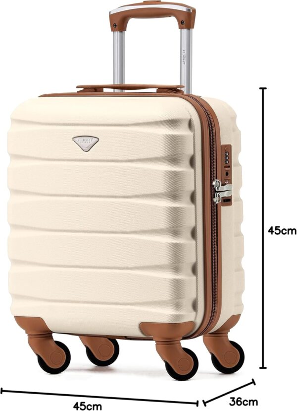 Bagage cabine Flight Knight ABS rigide 4 roues TSA-7