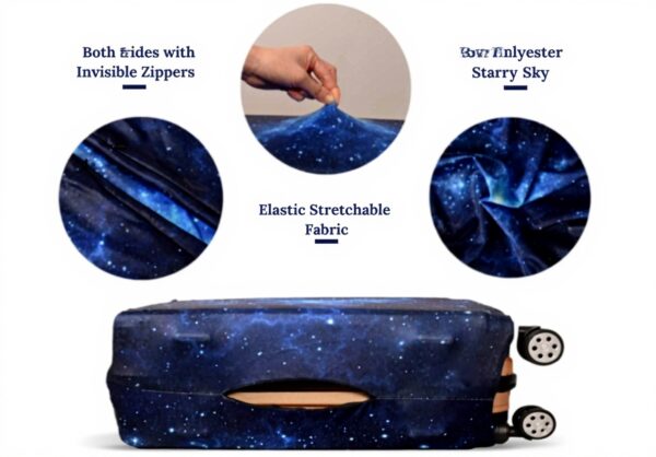 Housse de protection pour bagages GOXUNYUAN lavable