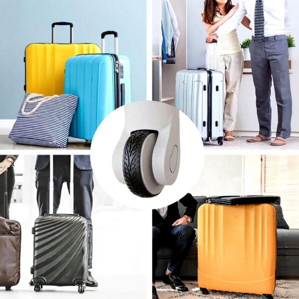 Housses silicone roues bagages JEXOWIQ protection