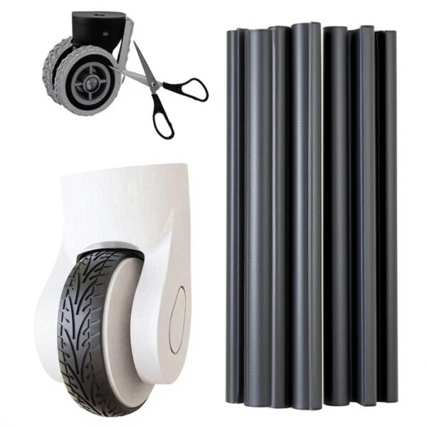 Housses silicone roues bagages JEXOWIQ protection