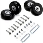 Roulettes valise JiaDanweng 50mm caoutchouc rechange noir