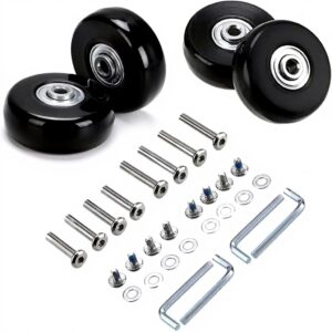 Roulettes valise JiaDanweng 50mm caoutchouc rechange noir