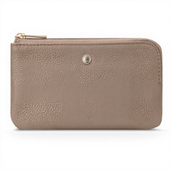 Portefeuille DELSEY cuir taupe adulte unisexe sport