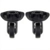 Roues de valise MagiDeal remplacement pivotantes muet nylon