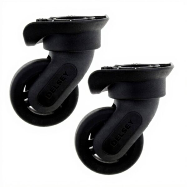Roues de valise MagiDeal remplacement pivotantes muet nylon