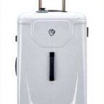 Valise rigide PEUGEOT VOYAGES grande taille gris orage 89L