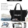 Sacs de voyage DELSEYS grande capacité toile femme shopping-4