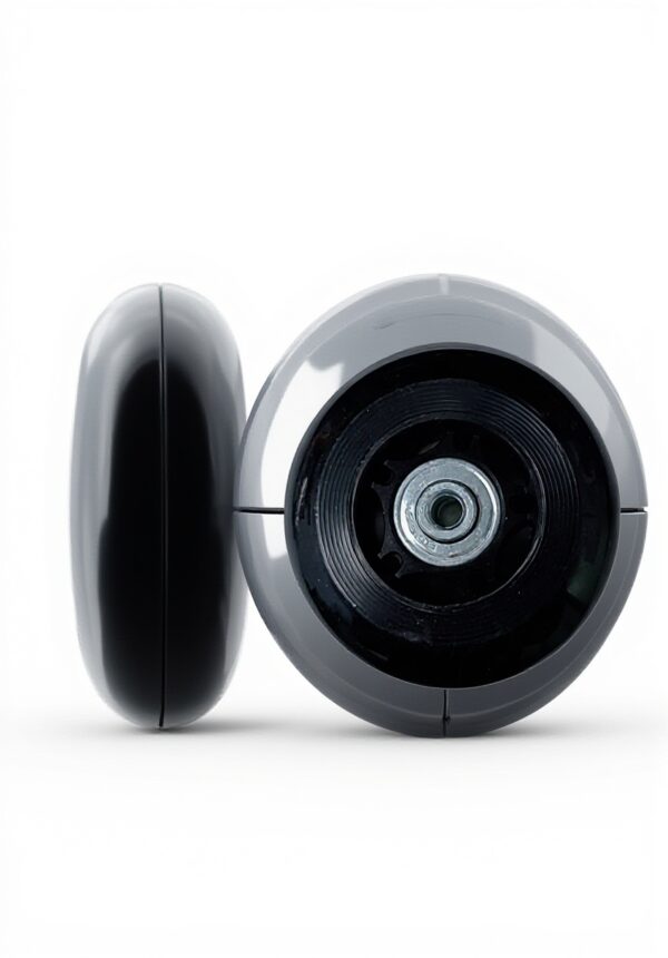 Roues de remplacement valise Rhinenet 70mm caoutchouc métal