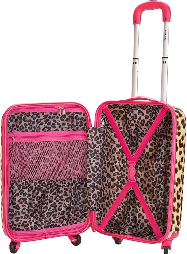 Valise rigide camouflage Rockland roulettes pivotantes-1