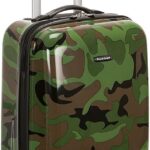 Valise rigide camouflage Rockland roulettes pivotantes-0