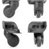 Roues de valise Nicoone PVC rotation 360 degrés remplacement
