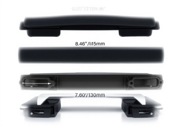 Sangle valise noire RDEXP 23,5 cm matériau durable