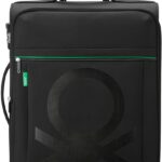 Valise cabine Benetton Color Block extensible roulettes-0