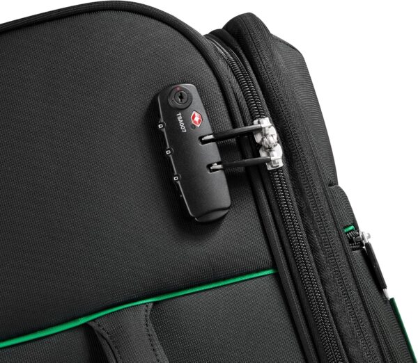 Valise cabine Benetton Color Block extensible roulettes-7