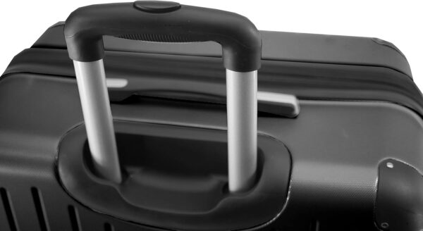 Valise rigide VIDA VR610B roues doublons noir 40L voyage-4