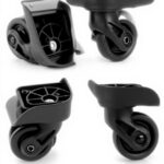 Roues valise Volein V237 remplacement PVC acier inoxydable