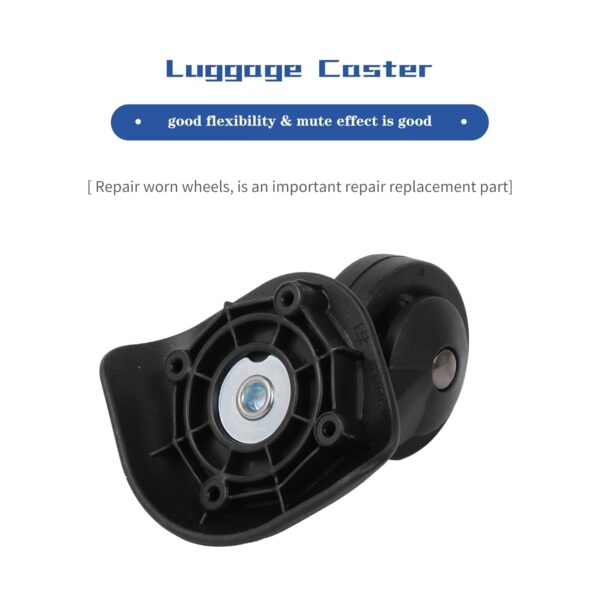 Roulettes valise W293 lot 2 paires plastique durable-5