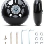 Roulette valise 70x24mm cxxtkcxxlc caoutchouc durable