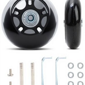 Roulette valise 70x24mm cxxtkcxxlc caoutchouc durable