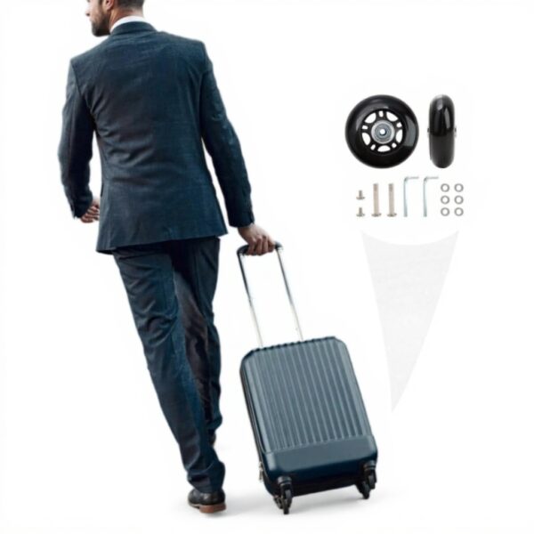 Roulette valise 70x24mm cxxtkcxxlc caoutchouc durable