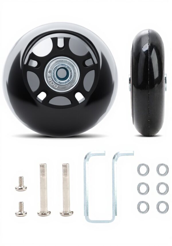 Roulette valise 70x24mm cxxtkcxxlc caoutchouc durable